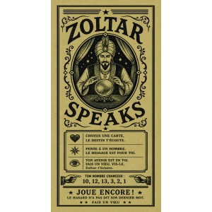ZOLTAR, LA ROUE DU DESTIN