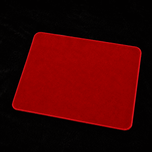 TAPIS DE CLOSE-UP RECTANGULAIRE ROUGE