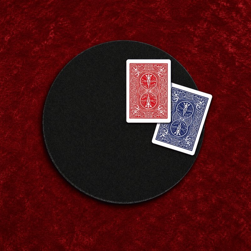 TAPIS DE CLOSE-UP ROND NOIR