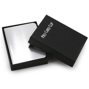 CLIP POUR CARTES PRO ARGENT