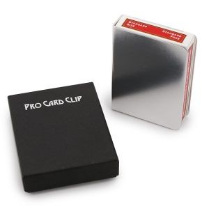 CLIP POUR CARTES PRO ARGENT