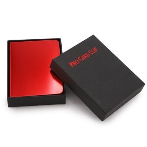 CLIP POUR CARTES PRO ROUGE